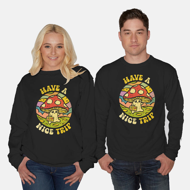 Have A Nice Trip-Unisex-Crew Neck-Sweatshirt-kg07