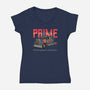 Prime Transport Service-Womens-V-Neck-Tee-momma_gorilla