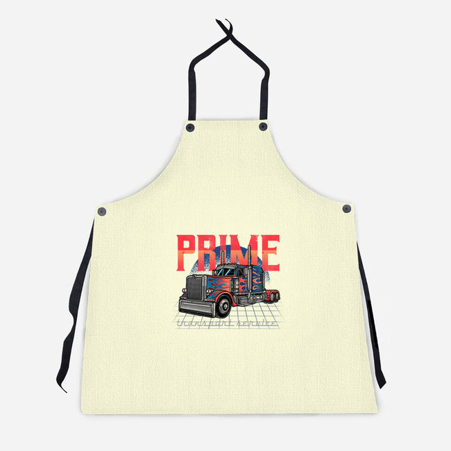 Prime Transport Service-Unisex-Kitchen-Apron-momma_gorilla