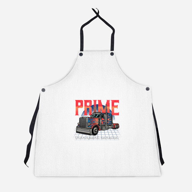 Prime Transport Service-Unisex-Kitchen-Apron-momma_gorilla