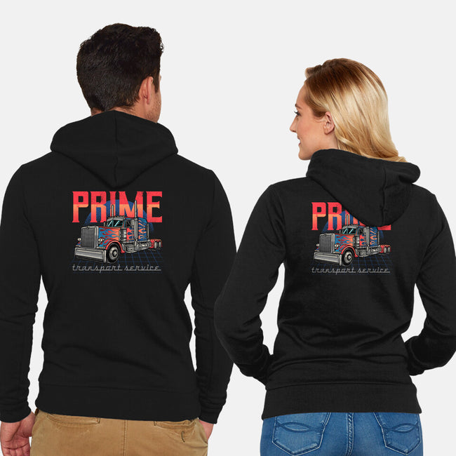Prime Transport Service-Unisex-Zip-Up-Sweatshirt-momma_gorilla