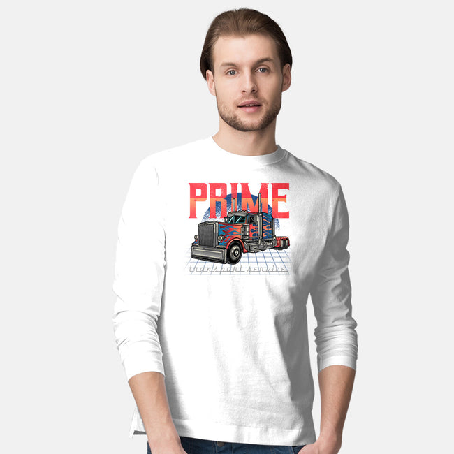 Prime Transport Service-Mens-Long Sleeved-Tee-momma_gorilla