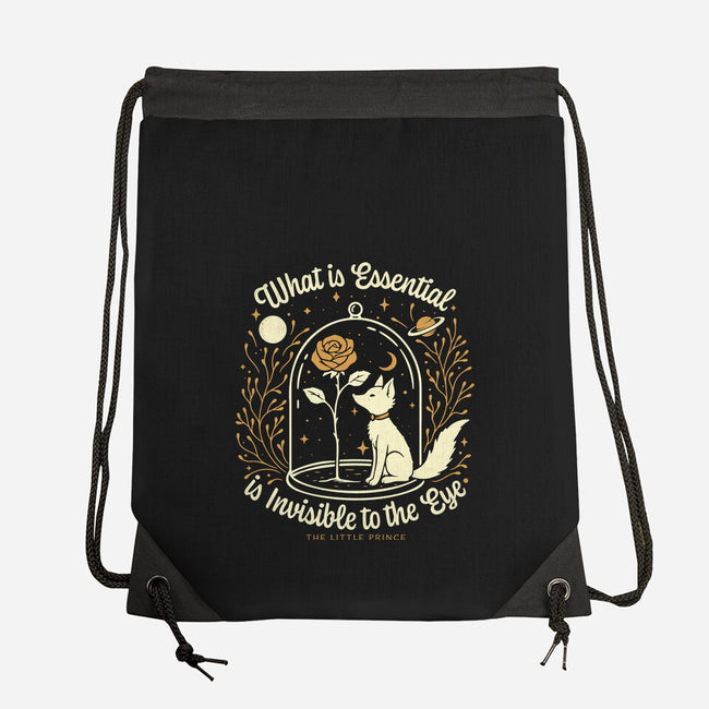 The Rose And The Fox-None-Drawstring-Bag-Popnotic