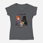 I Am His Father-Womens-V-Neck-Tee-zascanauta