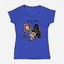 I Am His Father-Womens-V-Neck-Tee-zascanauta