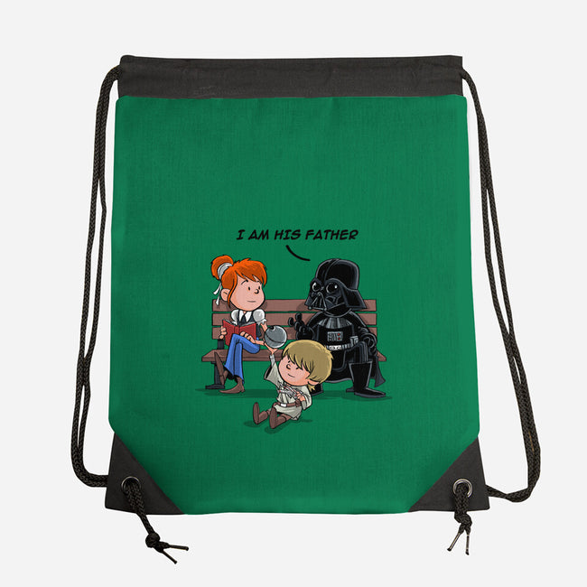 I Am His Father-None-Drawstring-Bag-zascanauta