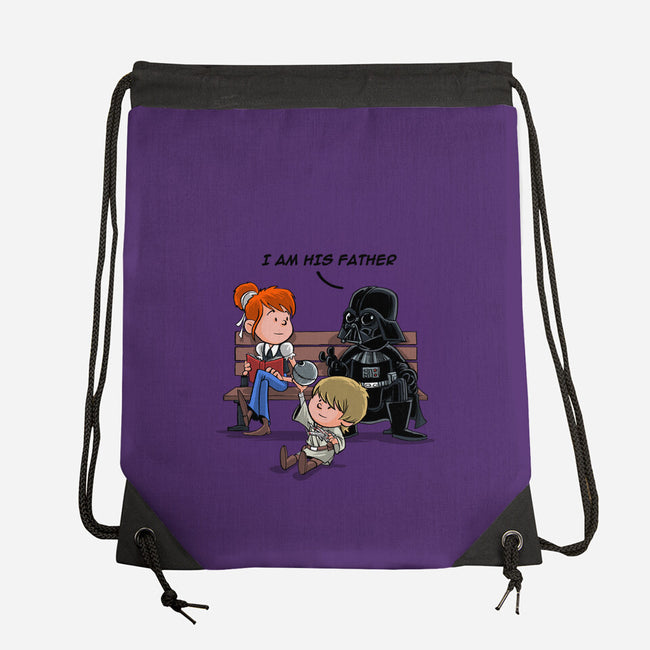 I Am His Father-None-Drawstring-Bag-zascanauta
