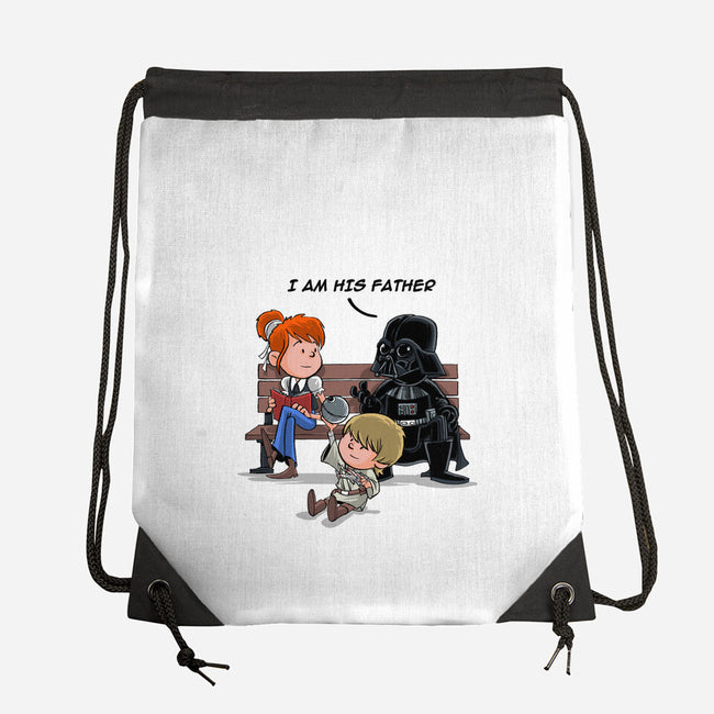 I Am His Father-None-Drawstring-Bag-zascanauta