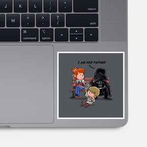 I Am His Father-None-Glossy-Sticker-zascanauta