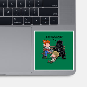I Am His Father-None-Glossy-Sticker-zascanauta