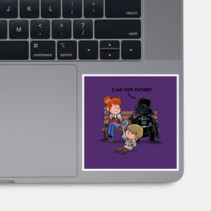 I Am His Father-None-Glossy-Sticker-zascanauta