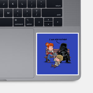 I Am His Father-None-Glossy-Sticker-zascanauta
