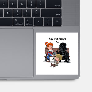 I Am His Father-None-Glossy-Sticker-zascanauta