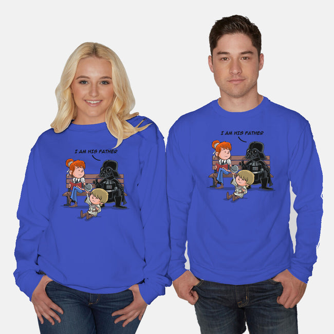 I Am His Father-Unisex-Crew Neck-Sweatshirt-zascanauta