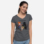 I Am His Father-Womens-V-Neck-Tee-zascanauta