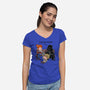 I Am His Father-Womens-V-Neck-Tee-zascanauta
