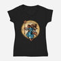 Spellcaster-Womens-V-Neck-Tee-momma_gorilla