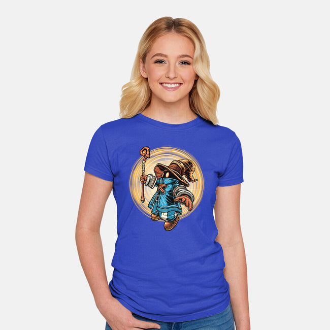 Spellcaster-Womens-Fitted-Tee-momma_gorilla