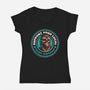 Support Your Local Hairy Wingman-Womens-V-Neck-Tee-Herk Up Tees