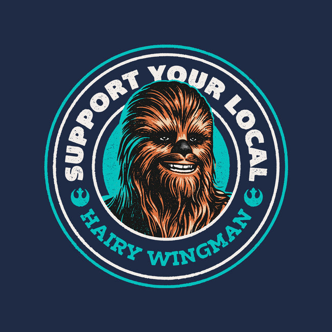 Support Your Local Hairy Wingman-Womens-Basic-Tee-Herk Up Tees