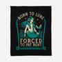 Born To Lure-None-Fleece-Blanket-Nemons