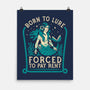 Born To Lure-None-Matte-Poster-Nemons
