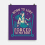 Born To Lure-None-Matte-Poster-Nemons