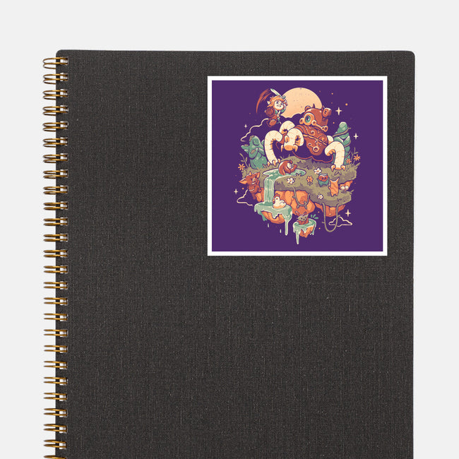 Legend Island-None-Glossy-Sticker-eduely