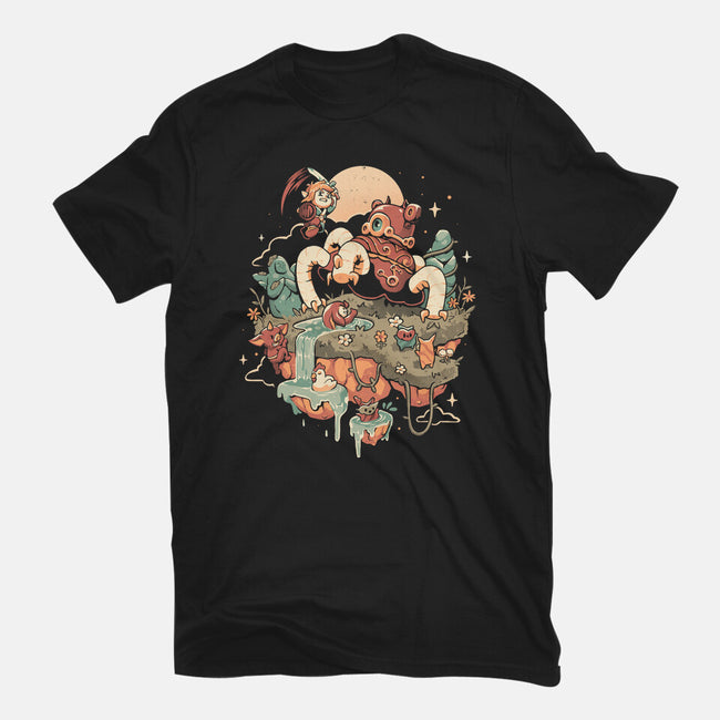 Legend Island-Womens-Fitted-Tee-eduely