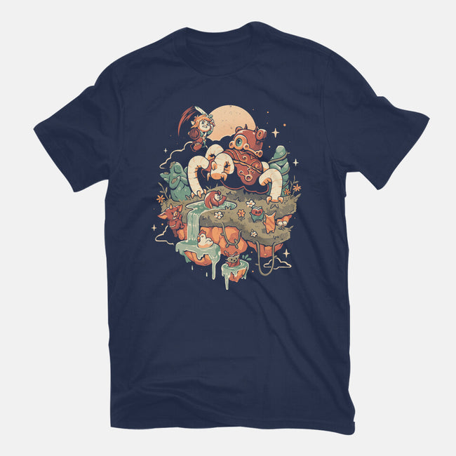 Legend Island-Womens-Fitted-Tee-eduely