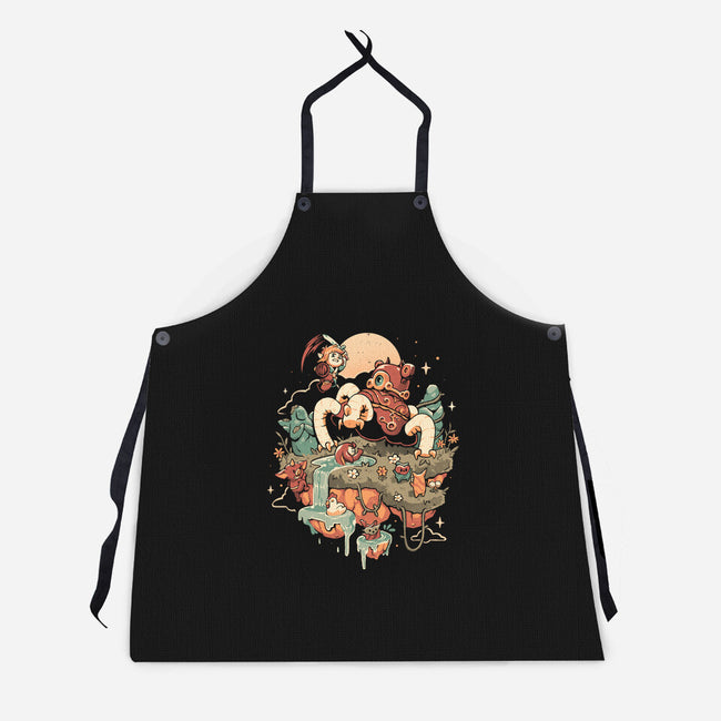 Legend Island-Unisex-Kitchen-Apron-eduely