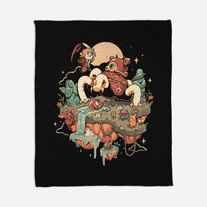 Legend Island-None-Fleece-Blanket-eduely