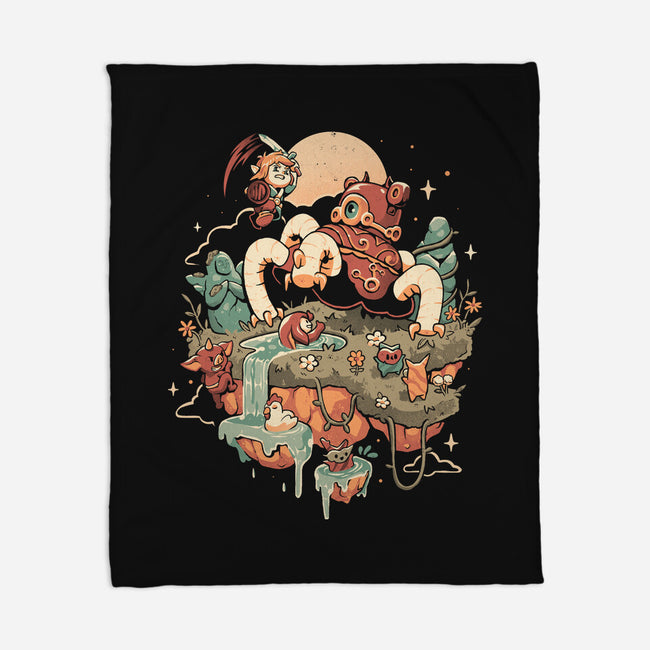 Legend Island-None-Fleece-Blanket-eduely