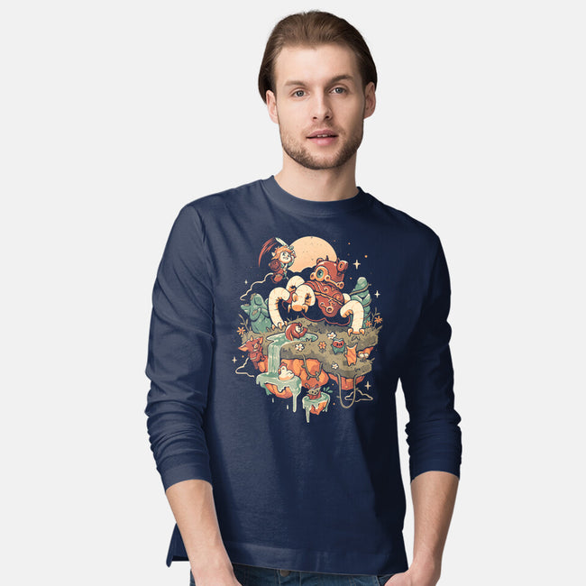Legend Island-Mens-Long Sleeved-Tee-eduely