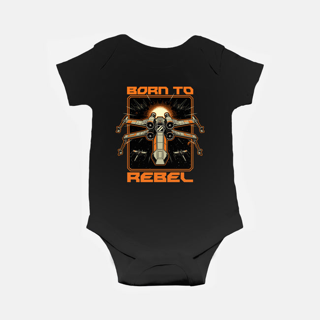 Space War Rebel-Baby-Basic-Onesie-Studio Mootant