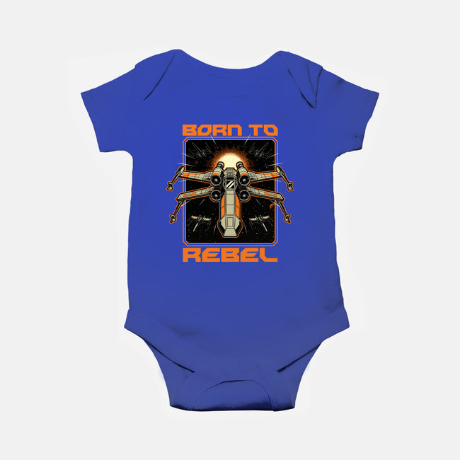 Space War Rebel-Baby-Basic-Onesie-Studio Mootant