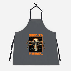 Space War Rebel-Unisex-Kitchen-Apron-Studio Mootant