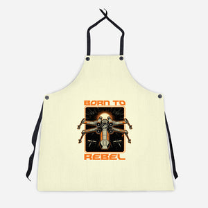 Space War Rebel-Unisex-Kitchen-Apron-Studio Mootant