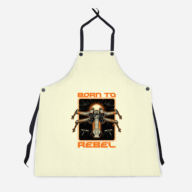 Space War Rebel-Unisex-Kitchen-Apron-Studio Mootant