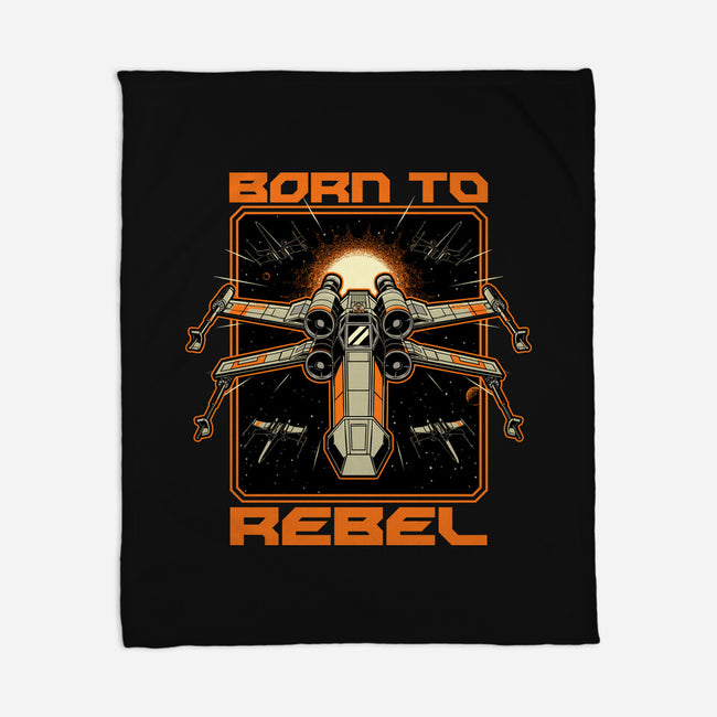 Space War Rebel-None-Fleece-Blanket-Studio Mootant
