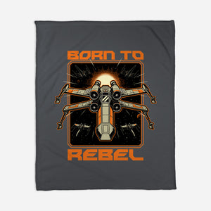 Space War Rebel-None-Fleece-Blanket-Studio Mootant