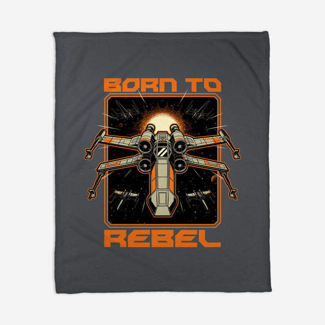 Space War Rebel-None-Fleece-Blanket-Studio Mootant