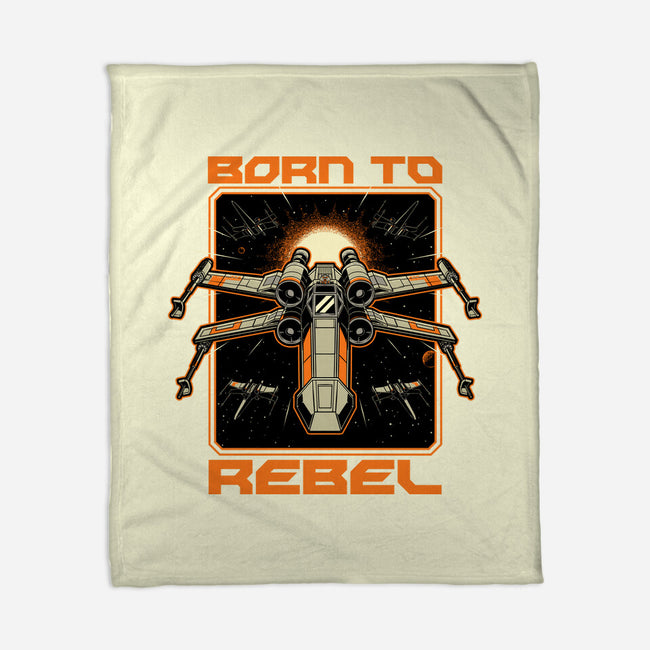 Space War Rebel-None-Fleece-Blanket-Studio Mootant