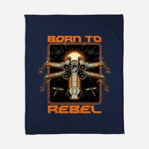Space War Rebel-None-Fleece-Blanket-Studio Mootant