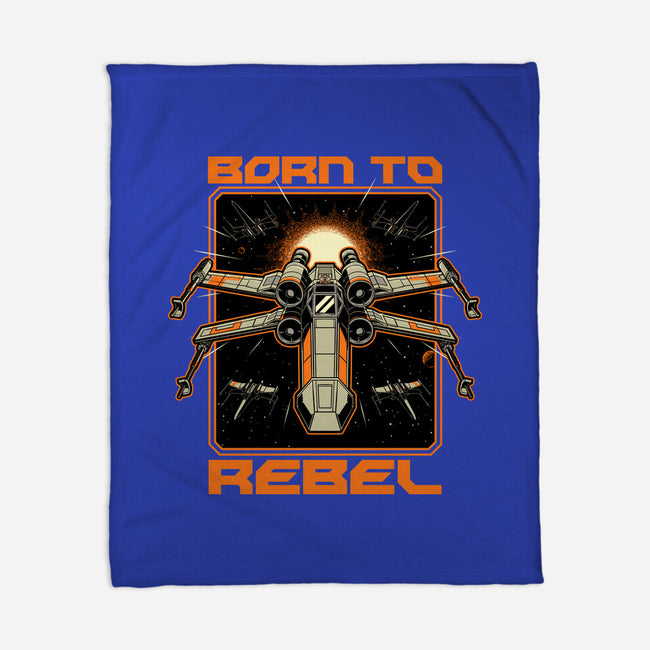 Space War Rebel-None-Fleece-Blanket-Studio Mootant
