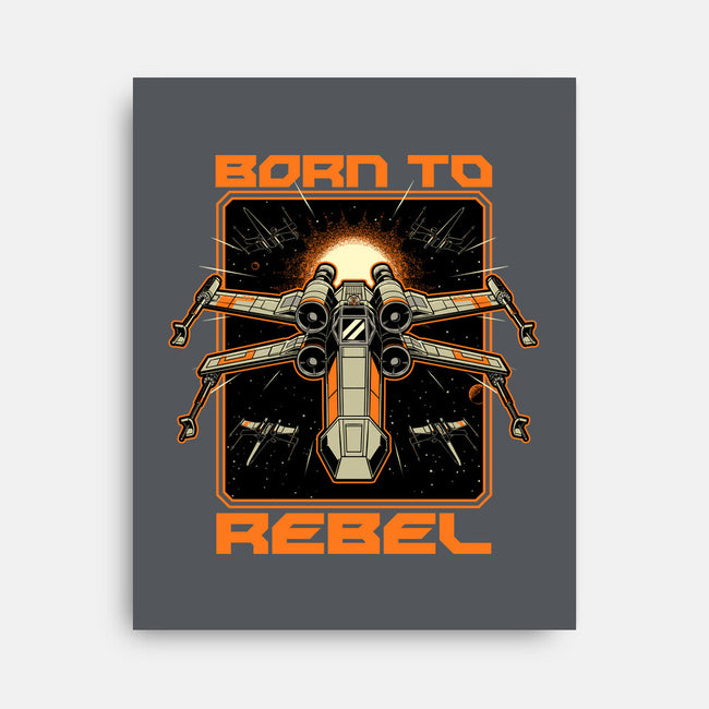 Space War Rebel-None-Stretched-Canvas-Studio Mootant
