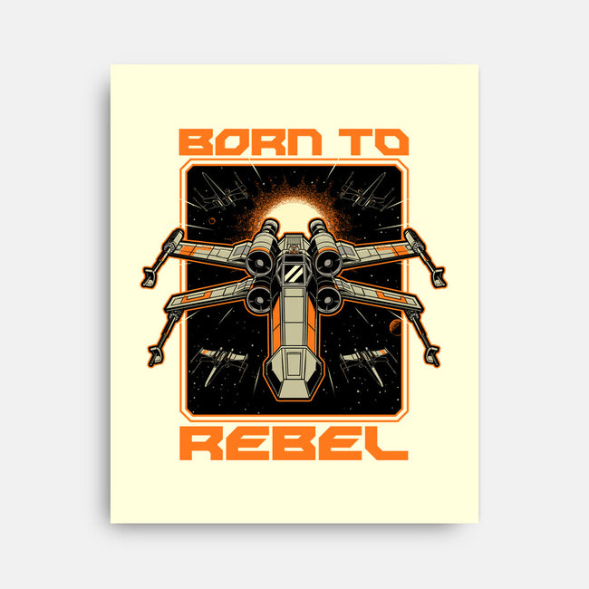 Space War Rebel-None-Stretched-Canvas-Studio Mootant