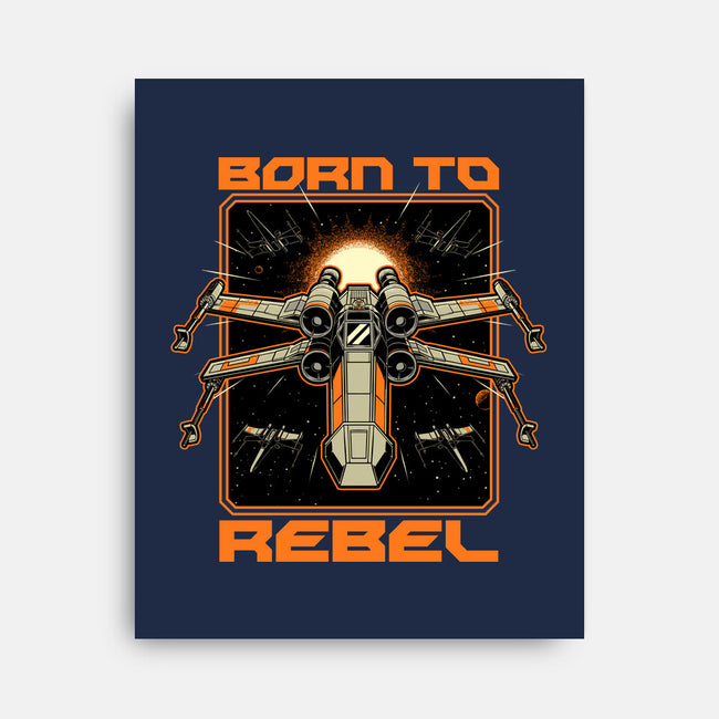 Space War Rebel-None-Stretched-Canvas-Studio Mootant
