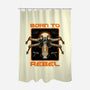 Space War Rebel-None-Polyester-Shower Curtain-Studio Mootant