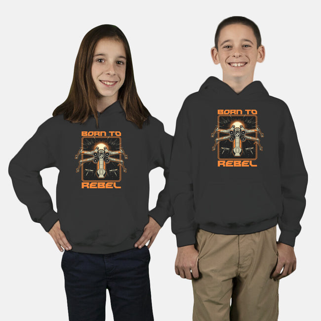 Space War Rebel-Youth-Pullover-Sweatshirt-Studio Mootant
